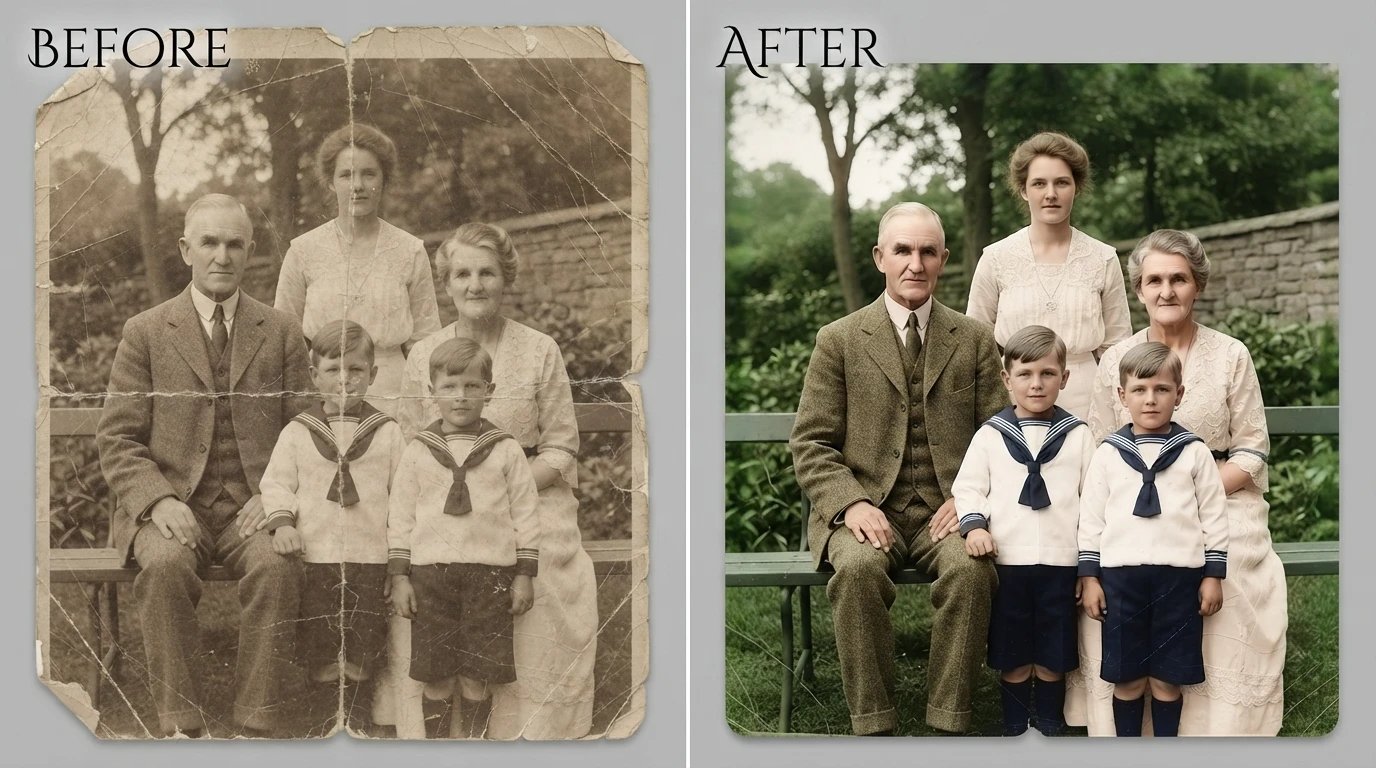 old photo restoration