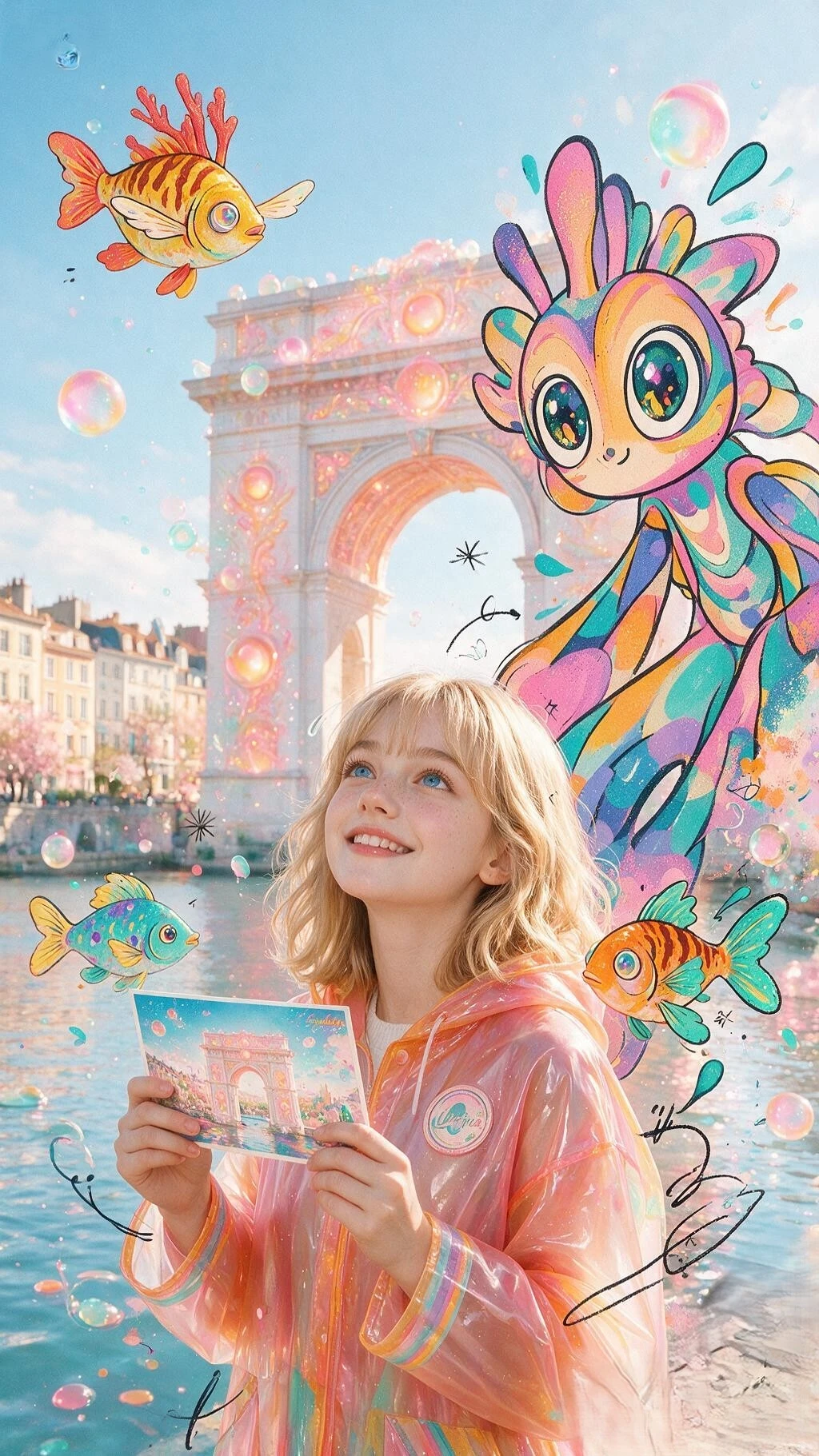 Surreal Fish Collage